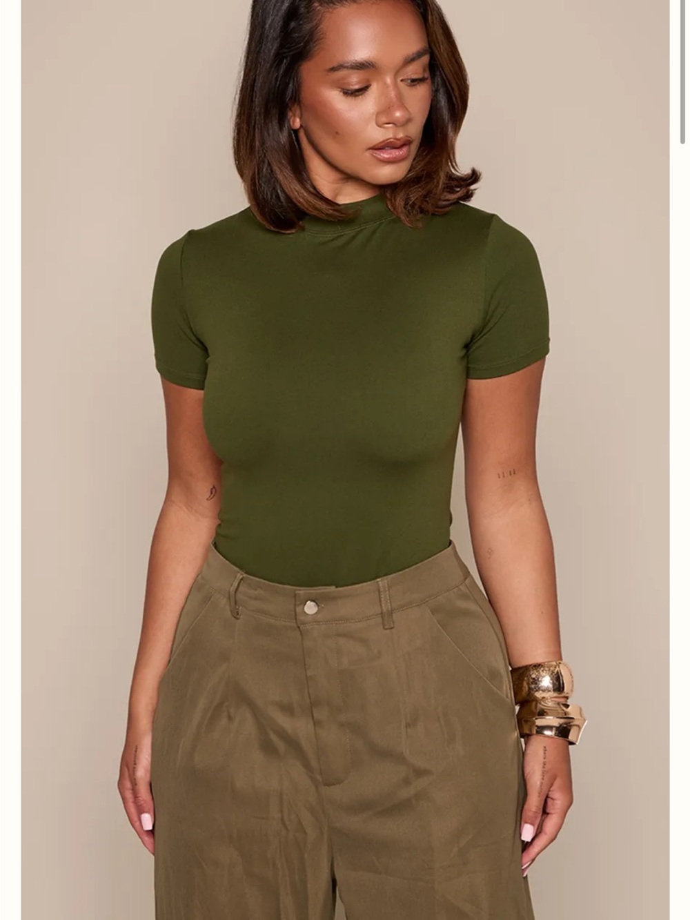 Tan Bodysuit